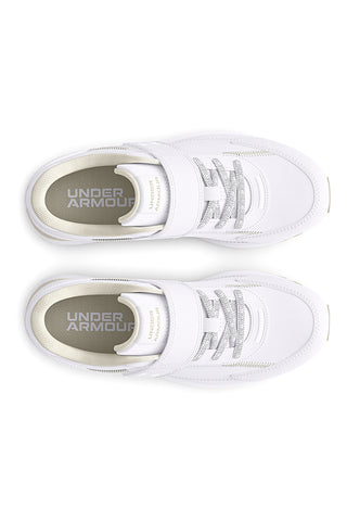 Bele lahke superge z gumijasto podplatom Under Armour Essential Runner