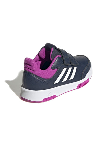 Modri navijski čevlji z fuksijastimi detajli in zapenjanjem na velcro Adidas Tensaur Sport 2.0 CF K
