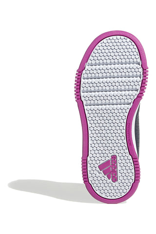 Modri navijski čevlji z fuksijastimi detajli in zapenjanjem na velcro Adidas Tensaur Sport 2.0 CF K