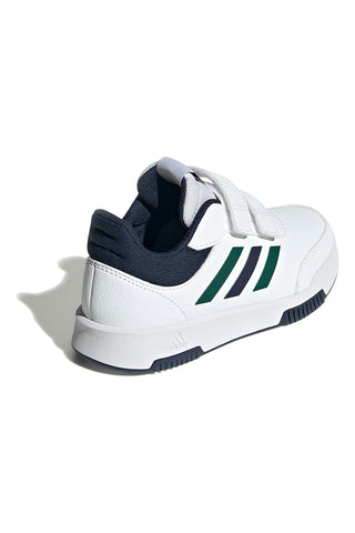 Bele superge z modrimi in zelenimi detajli, zapenjanje z velcro trakom Adidas Tensaur Sport 2.0 CF K