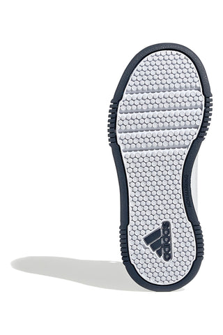 Bele superge z modrimi in zelenimi detajli, zapenjanje z velcro trakom Adidas Tensaur Sport 2.0 CF K