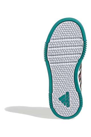 Bele superge z barvnimi detajli in zapenjanjem na velcro Adidas Tensaur Coco CF K