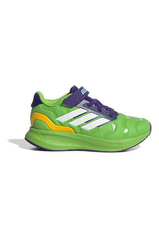 Zelene tekaške čevlje Iron Hulk s podplatom Cloudfoam Adidas Runfalcon 5 EL C
