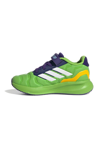 Zelene tekaške čevlje Iron Hulk s podplatom Cloudfoam Adidas Runfalcon 5 EL C