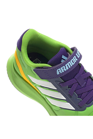 Zelene tekaške čevlje Iron Hulk s podplatom Cloudfoam Adidas Runfalcon 5 EL C