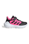 Črni in fuksijevi športni copati z zapenjanjem na velcro Adidas Tensaur Run 3.0 EL C