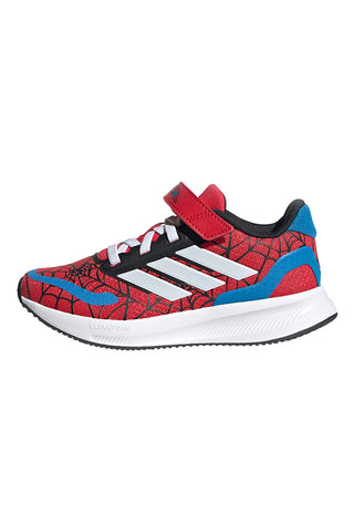 Rdeči tekaški čevlji z motivom Spider-Mana in zapenjanjem na velcro Adidas Runfalcon Spiderman EL C