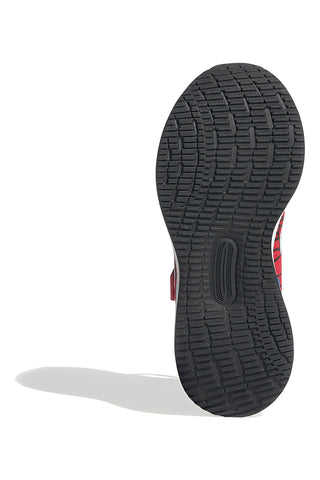 Rdeči tekaški čevlji z motivom Spider-Mana in zapenjanjem na velcro Adidas Runfalcon Spiderman EL C