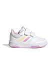 Bele čevlje s pastelno obrobo in zapenjanjem na velcro Adidas Tensaur Sport 2 CF I