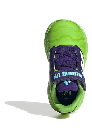 Zelene tekaške čevlje Iron Hulk s podplatom Cloudfoam Adidas Runfalcon 5 EL I
