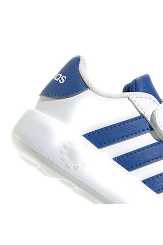 Beli čevlji z modrimi detajli in podplatom Cloudfoam Adidas Grand Court 2.0 CF I