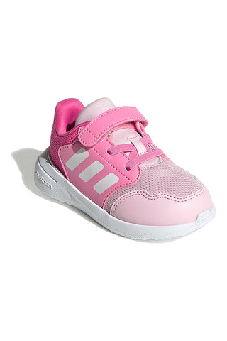 Roza tekaški copati z zapenjanjem na velcro Adidas Tensaur Run 3 EL I