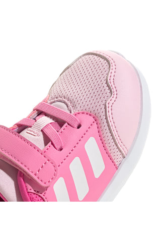 Roza tekaški copati z zapenjanjem na velcro Adidas Tensaur Run 3 EL I