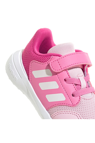 Roza tekaški copati z zapenjanjem na velcro Adidas Tensaur Run 3 EL I