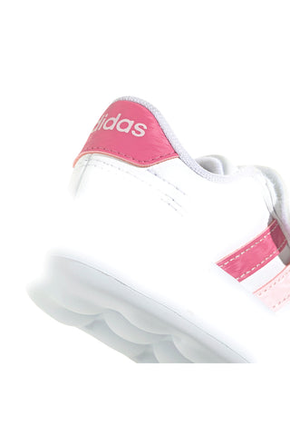 Bele superge z roza detajli in podplatom Bubblecomfy Adidas Breaknet 3.0 CF I