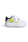 Bele superge z nasmeškom in dvojnim trakom Adidas Advantage Smiley CF I
