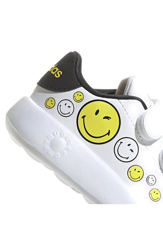 Bele superge z nasmeškom in dvojnim trakom Adidas Advantage Smiley CF I