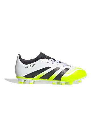 Bele in rumene fluorescenčne nogometne čevlje Adidas Predator Club FG/MG J