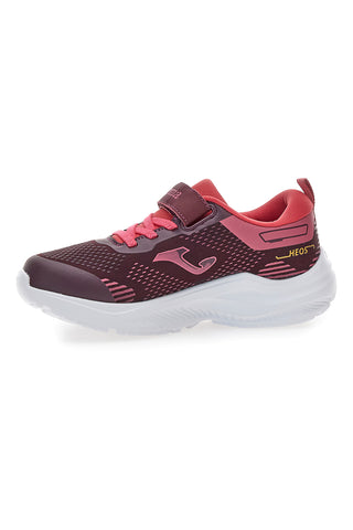 Otroški čevlji v barvi bordo z zapenjanjem na velcro Joma HEOS JR 2519