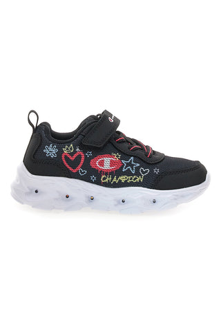 Črni superge z lučkami in barvitim potiskom Champion Funfair Print G TD Low Cut Shoe