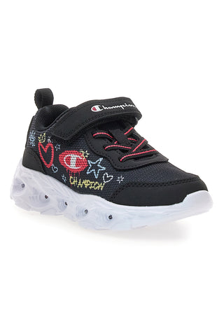 Črni superge z lučkami in barvitim potiskom Champion Funfair Print G TD Low Cut Shoe