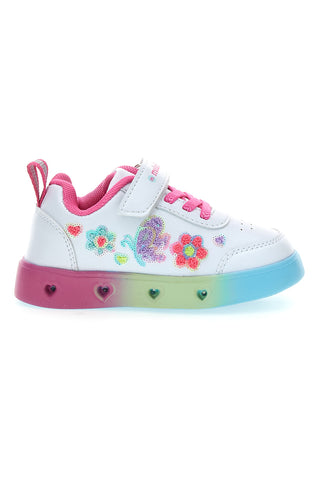 Bele superge z večbarvnimi lučkami M-Kids MG25111