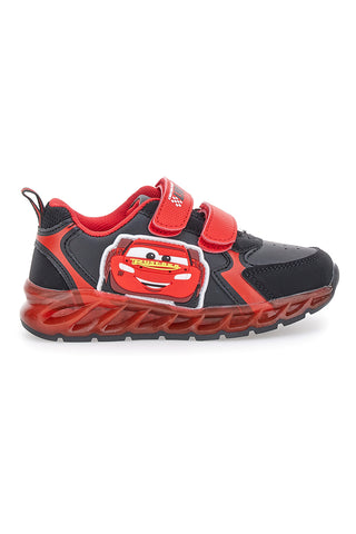Črne in rdeče superge z lučkami Cars D5010217S
