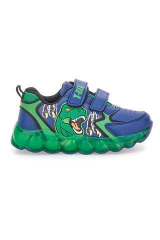 Modre in zelene superge z lučkami Dinosaur S8020195S