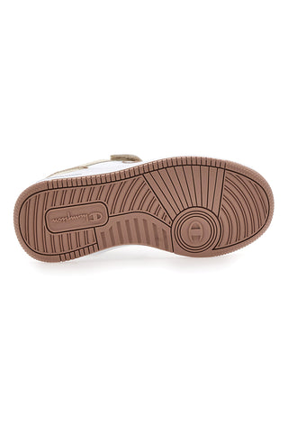 Bež in bele superge z velcro Champion RD18 2.0 Low G PS