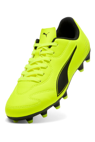 Rumeni nogometni čevlji s sintetičnim zgornjim delom Puma Vitoria II FG/AG Jr