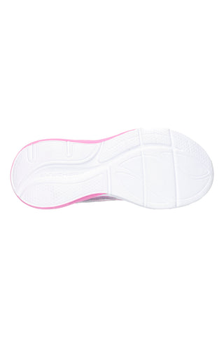 Srebrno-roza superge z lučkami in bleščečim zgornjim delom Skechers Cosmic Glow