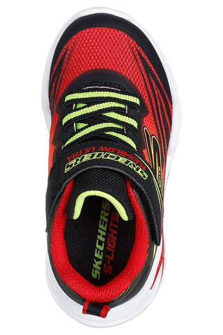 SKECHERS FLEX-GLOW ULTRA BLACK/RED