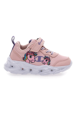 Roza športne copate z lahkim zapenjanjem Champion Funfair Print U TD Low Cut