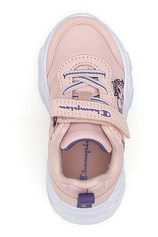 Roza športne copate z lahkim zapenjanjem Champion Funfair Print U TD Low Cut