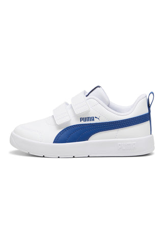 Modro-bele superge s trakovi Puma Courtflex V3 V Ps