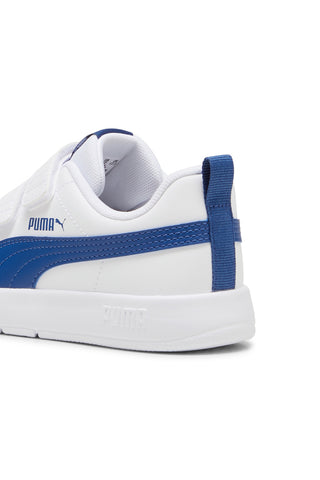 Modro-bele superge s trakovi Puma Courtflex V3 V Ps