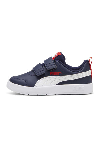 Puma Courtflex V3 V PS Modro-beli športni copati