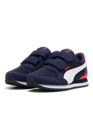 Modri tekaški čevlji s trakovi Puma ST Runner v4 Mesh V PS