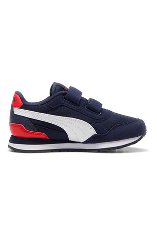 Modri tekaški čevlji s trakovi Puma ST Runner v4 Mesh V PS