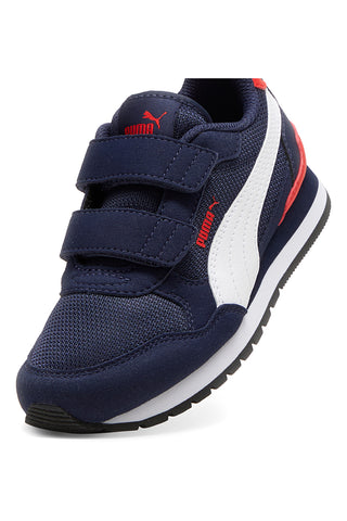 Modri tekaški čevlji s trakovi Puma ST Runner v4 Mesh V PS