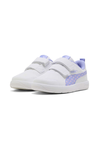 Beli čevlji Puma Courtflex V3 Dotty V PS