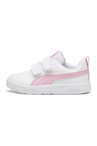 Beli čevlji s trakovi Puma Courtflex V3 V PS