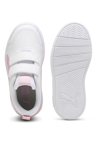 Beli čevlji s trakovi Puma Courtflex V3 V PS