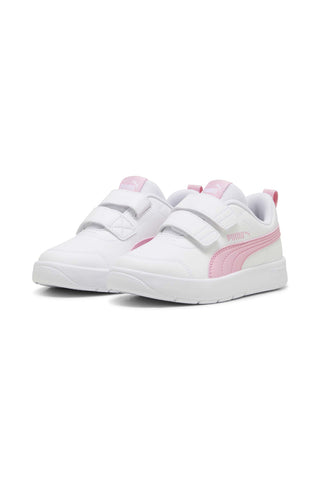 Beli čevlji s trakovi Puma Courtflex V3 V PS