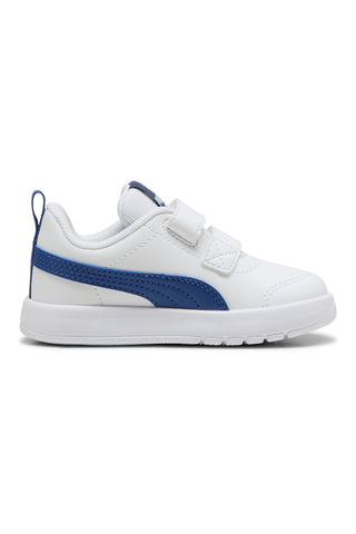 Modro-beli čevlji z velcro zapenjanjem Puma Courtflex V3 V Inf