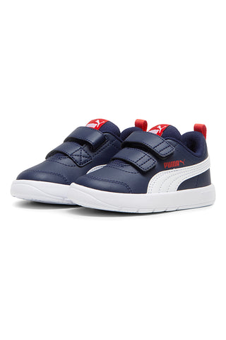 Modri beli čevlji Puma Courtflex V3 V Inf