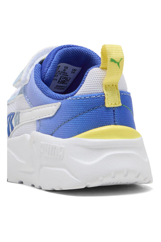 Svetlo modri čevlji z velcro zapenjanjem in elastičnimi vezalkami Puma Trinity 2 LT Come On AC+ Inf