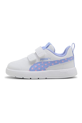 Beli čevlji Puma Courtflex V3 Dotty V Inf