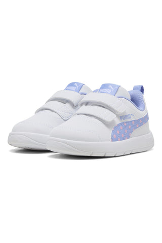 Beli čevlji Puma Courtflex V3 Dotty V Inf