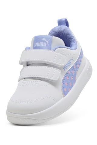 Beli čevlji Puma Courtflex V3 Dotty V Inf